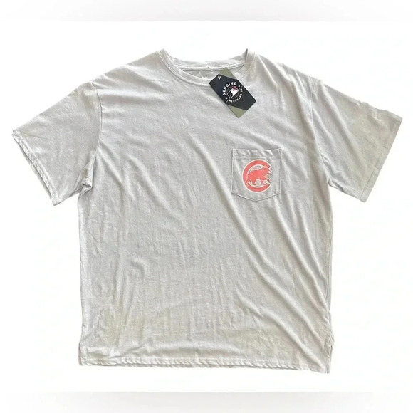 NWT Chicago Cubs Graphic T Shirt Lavender Purple Lab Puppy Women’s Size XL - Picture 3 of 8